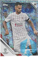 2021-22 Topps UEFA Champions League Suso Sparkle #115 Sevilla FC Spain